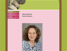 Tablet Screenshot of heilpraktikerin-erdmann.info